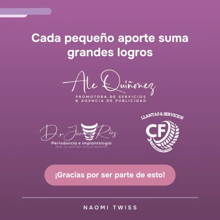 Banner patrocinadores - Naomi Twiss