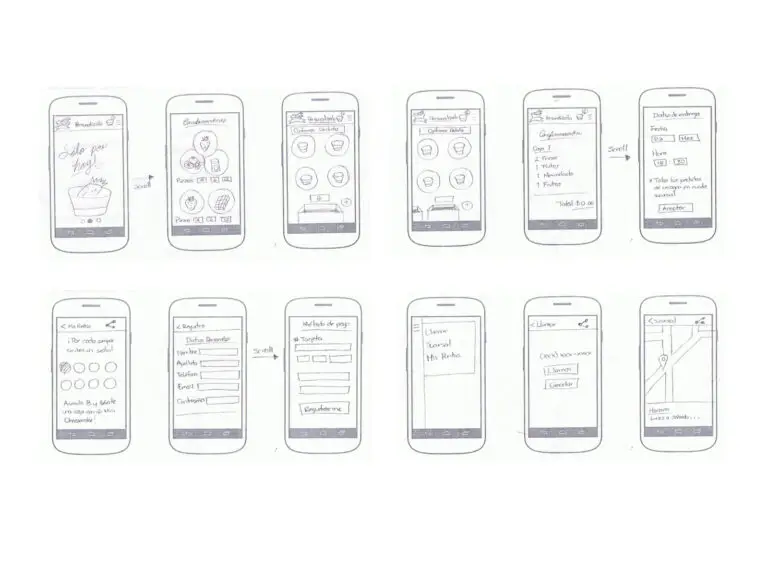 Cheesert - App - SKETCHING